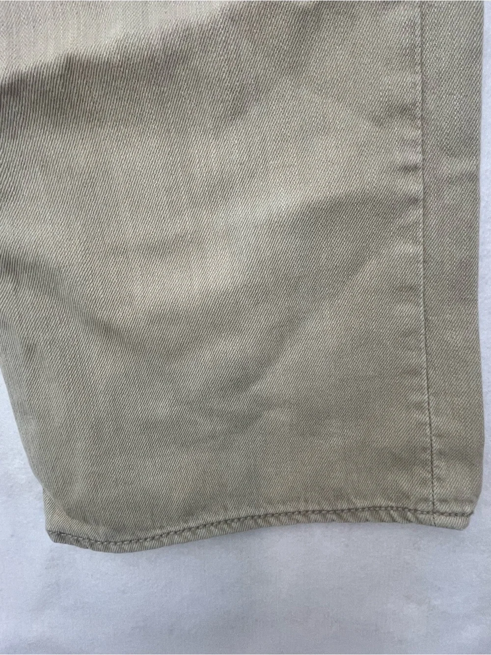BKE Denim Carter Tan Khaki Mens Regular Fit Straight Leg Jeans Pants Size 34L